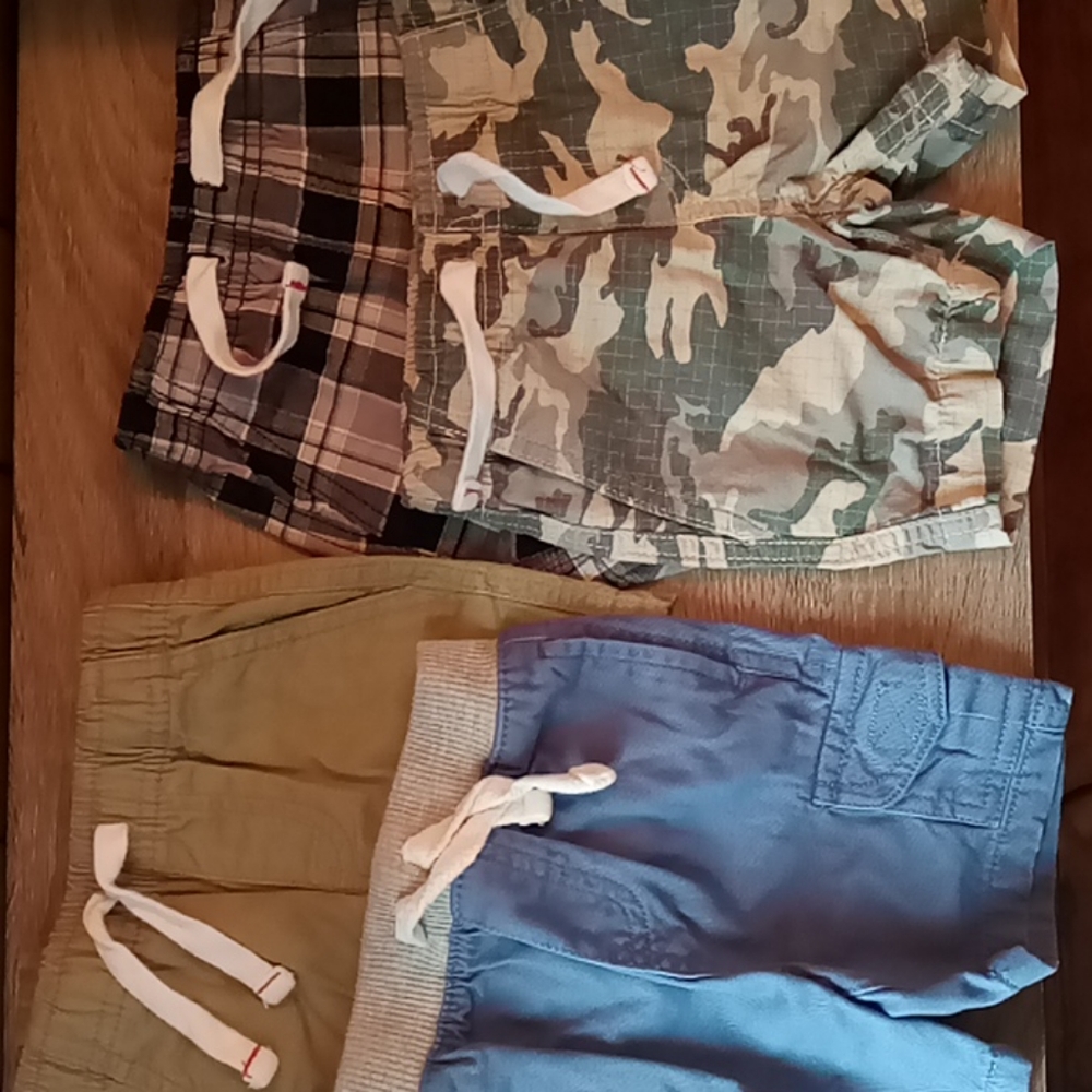 NWOT-4 pack 12m boy shorts- NWOT.